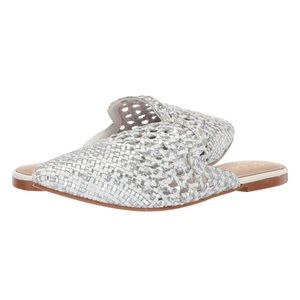 New with Box 42 Gold Leather Mules size 7